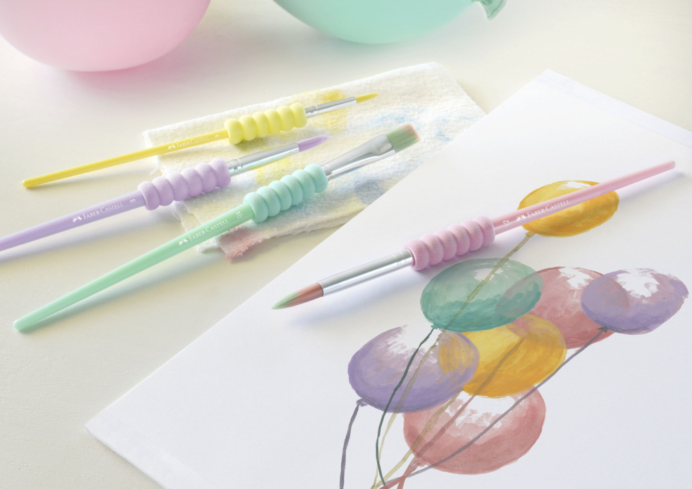 Set 4 pensule soft touch pastel faber-castell [2]