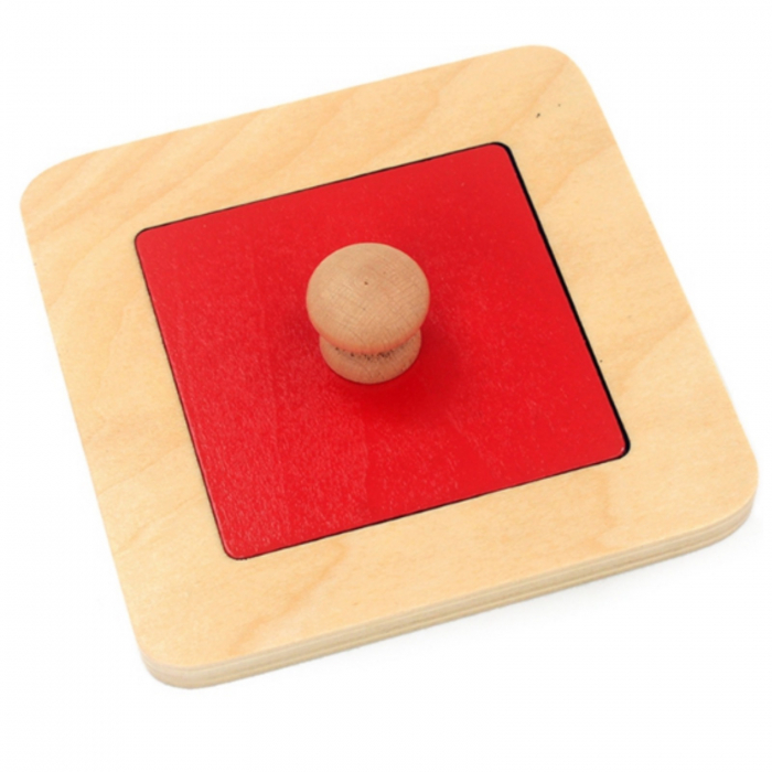 Set 4 buc puzzle incastru din lemn Montessori cu forme geometrice. [5]