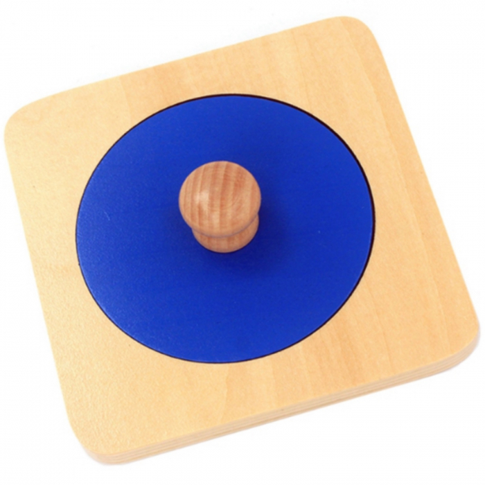 Set 4 buc puzzle incastru din lemn Montessori cu forme geometrice. [6]