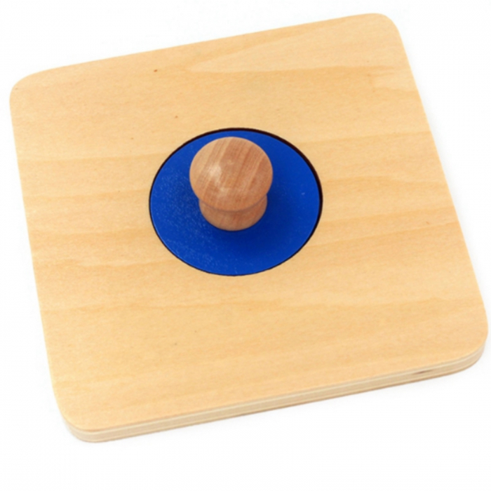 Set 4 buc puzzle incastru din lemn Montessori cu forme geometrice. [8]