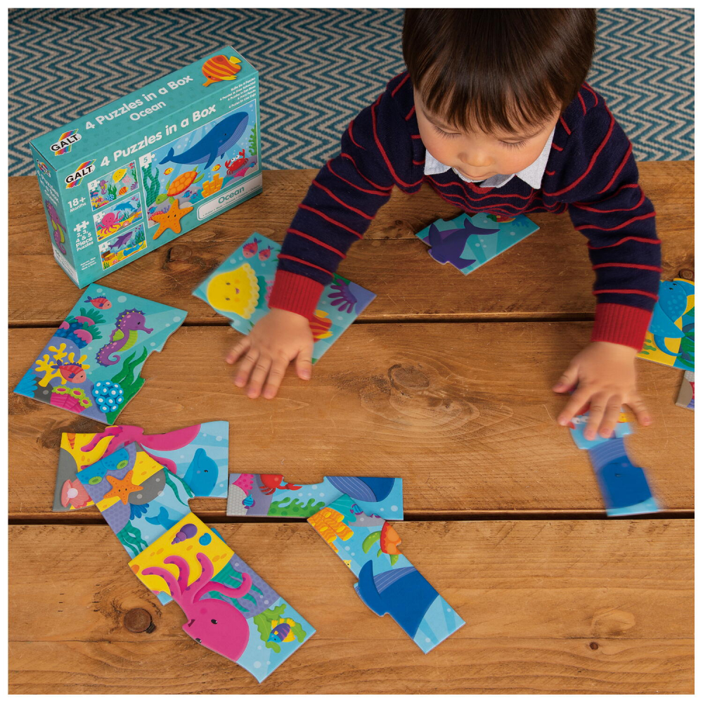 Set 4 puzzle-uri  - Oceanul vesel (2,3,4,5 piese) [4]