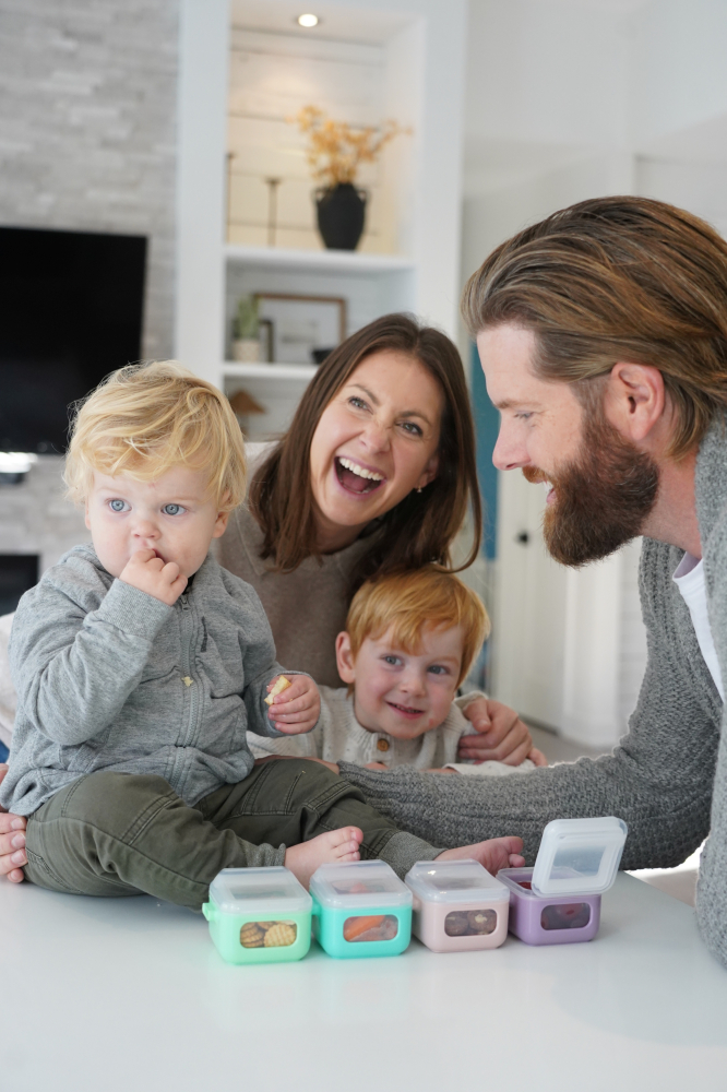 Set 4 recipiente silicon snap&go cubes, melii, 4*118 ml copii cu varsta peste 0 luni [5]