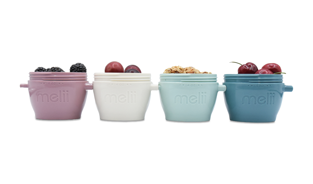 Set 4 recipiente silicon snap&go, melii luxe, 4*118 ml copii cu varsta peste 0 luni [2]