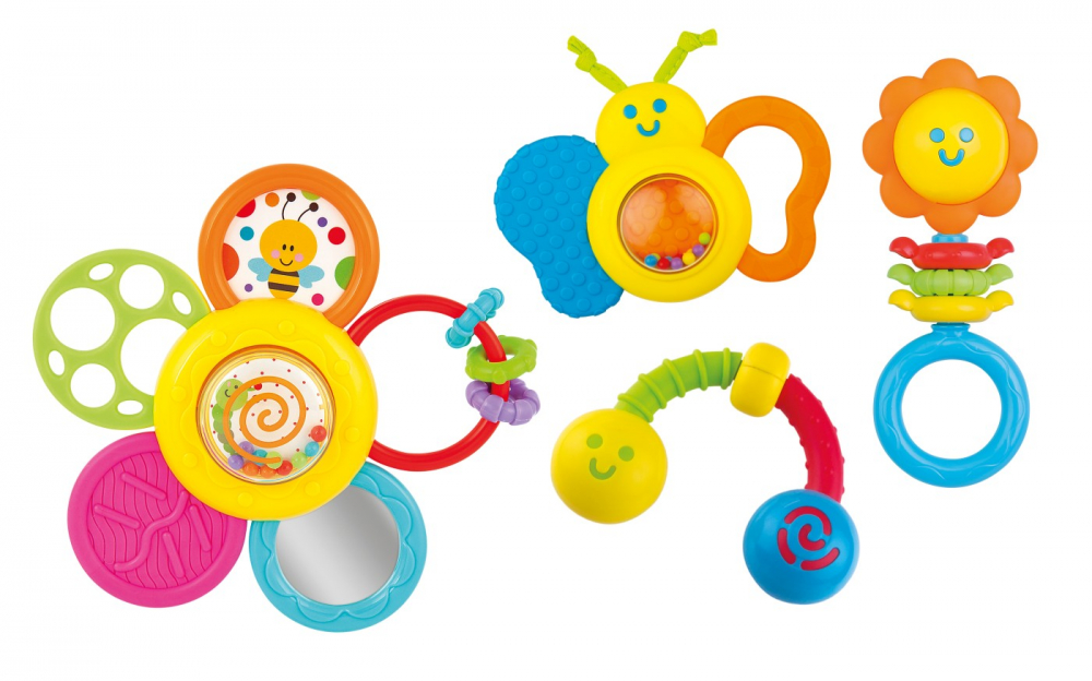 Set 4 zornaitori pentru bebelusi, winfun, varsta de la 0 luni la 2 ani [5]