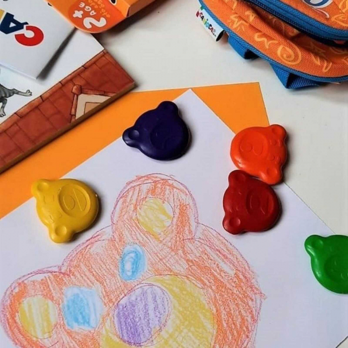 Creioane cerate pentru copii Teddy Carioca Baby 1 an+. [2]