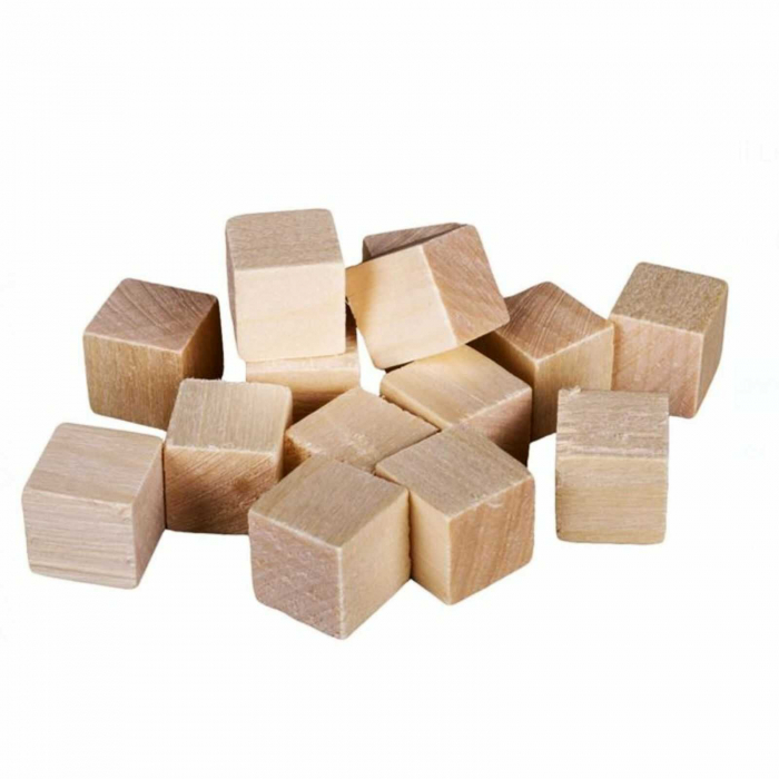 Cuburi din Lemn Natur pentru Activitati Craft - Micostore.ro [2]