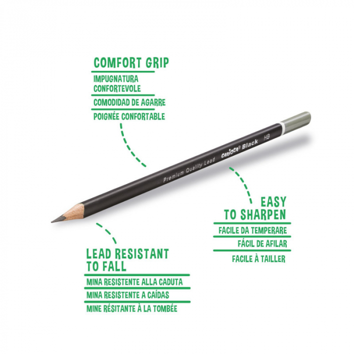 Set creioane pentru desene si schite cu mina grafit, duritate diferita. [3]