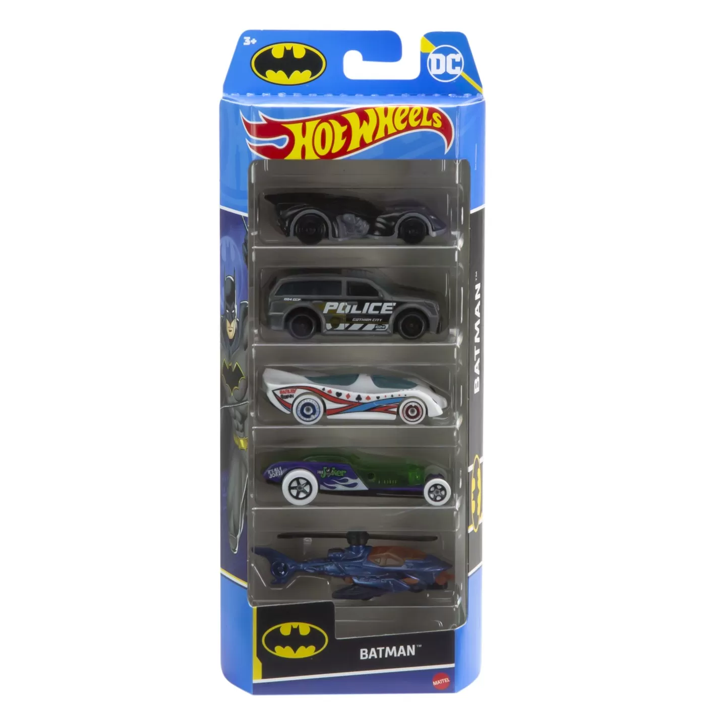 Set 5 masini hot wheels batman, varsta de la 3 ani la 12 ani [1]