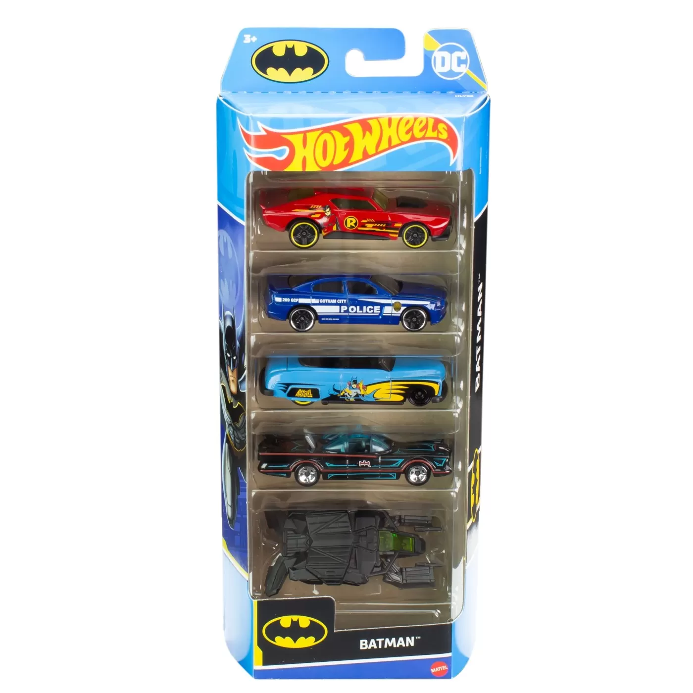 Set 5 masini hot wheels batman, varsta de la 3 ani la 12 ani [1]