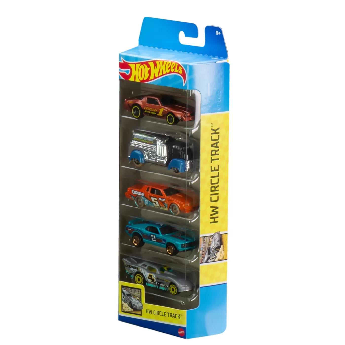 Set 5 masini hot wheels circle track, varsta de la 3 ani la 12 ani [2]