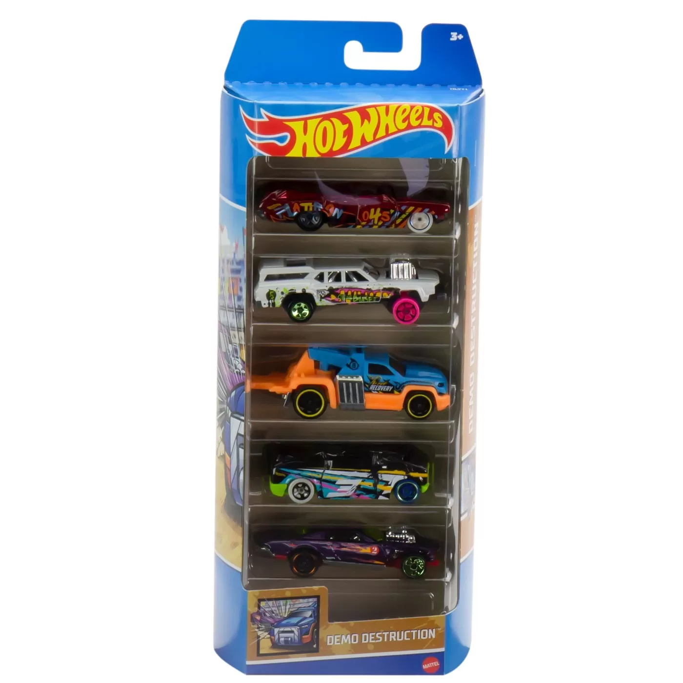 Set 5 masini hot wheels demo destruction, varsta de la 3 ani la 12 ani [1]