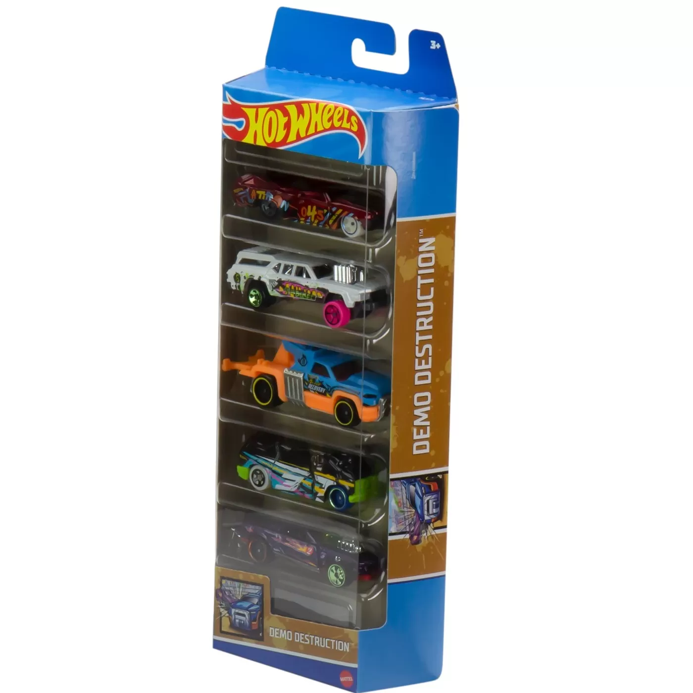 Set 5 masini hot wheels demo destruction, varsta de la 3 ani la 12 ani [2]