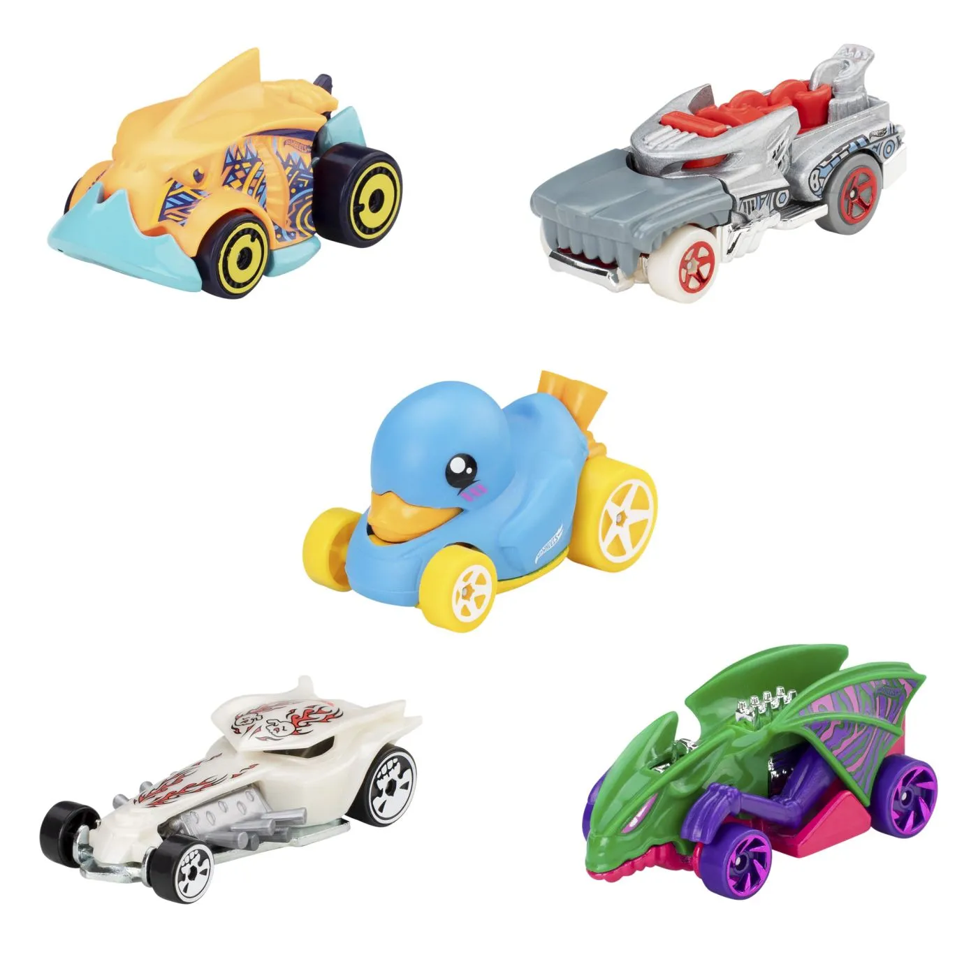 Set 5 masini hot wheels street beasts, copii varsta 3 ani pana la 12 ani [2]