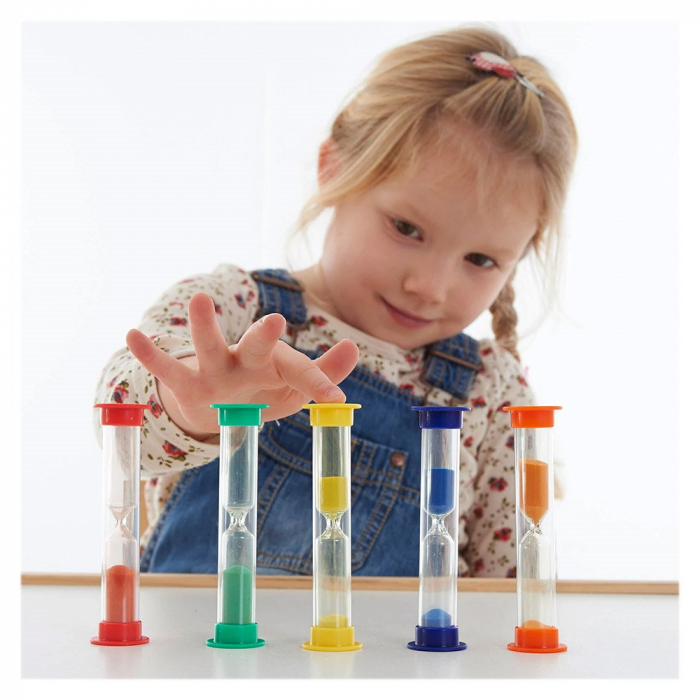 Set 5 mini clepsidre cu cronometrare diferita, TickiT [2]