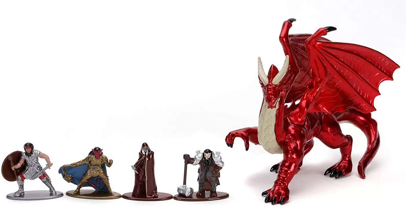 Set 5 nano figurine din metal dungeons dragons 4 cm [8]