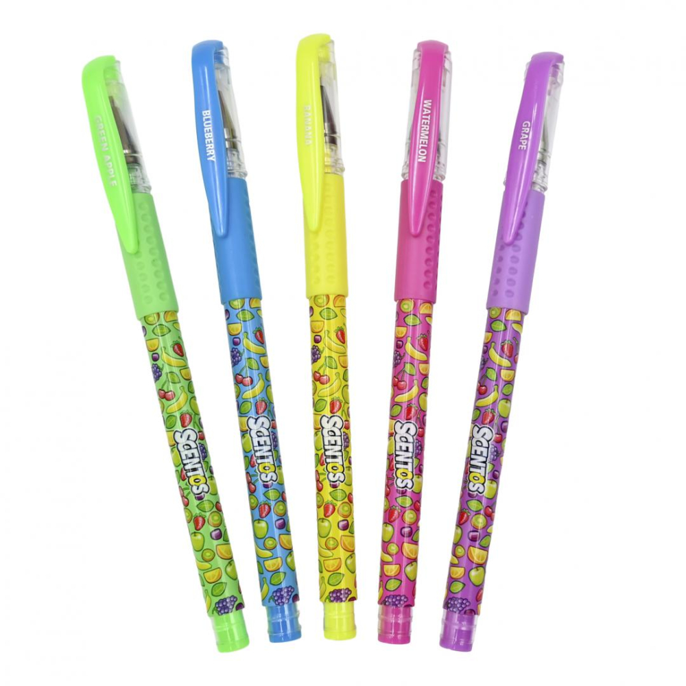 Set 5 pixuri parfumate cu.gel, neon/ pastel,scentos [4]