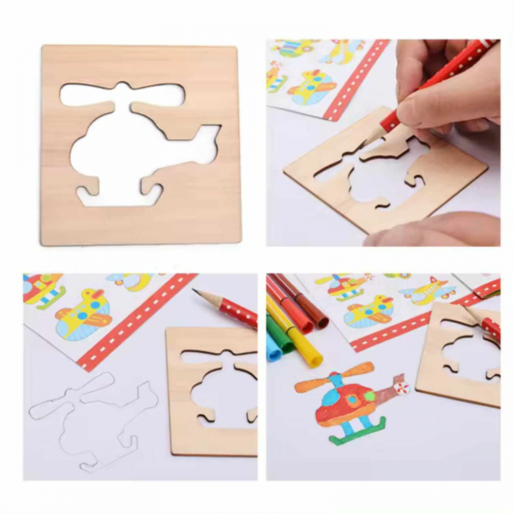 Invata sa desenezi cu sabloane, joc educativ si creativ [7]