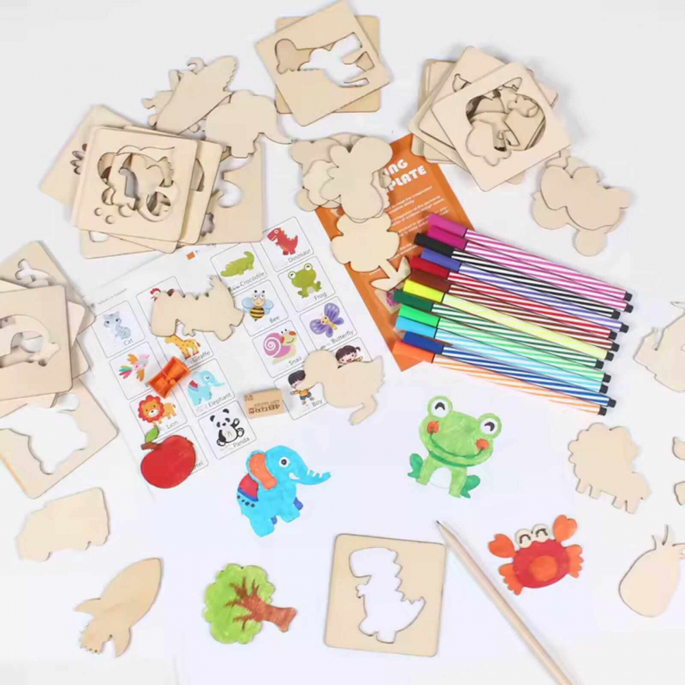 Invata sa desenezi cu sabloane, joc educativ si creativ [3]