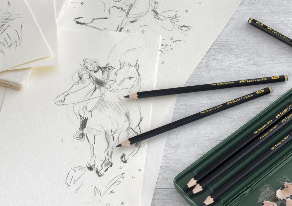 Set 6 buc creion grafit mat pitt faber-castell [4]
