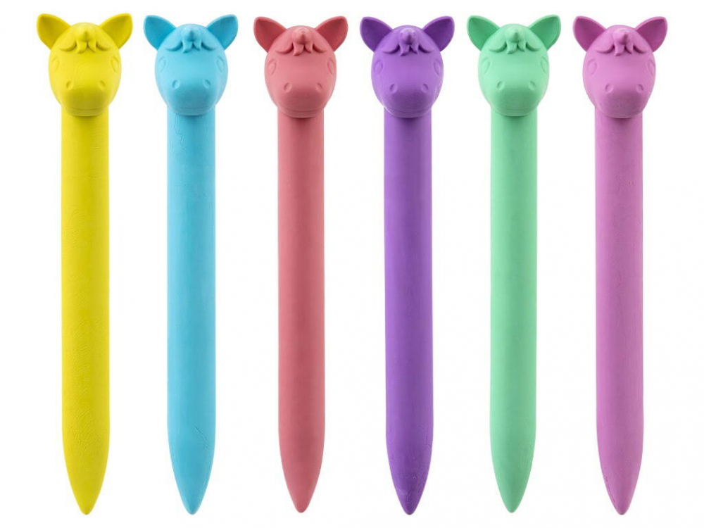 Set 6 creioane de plastic  - Unicorni [2]