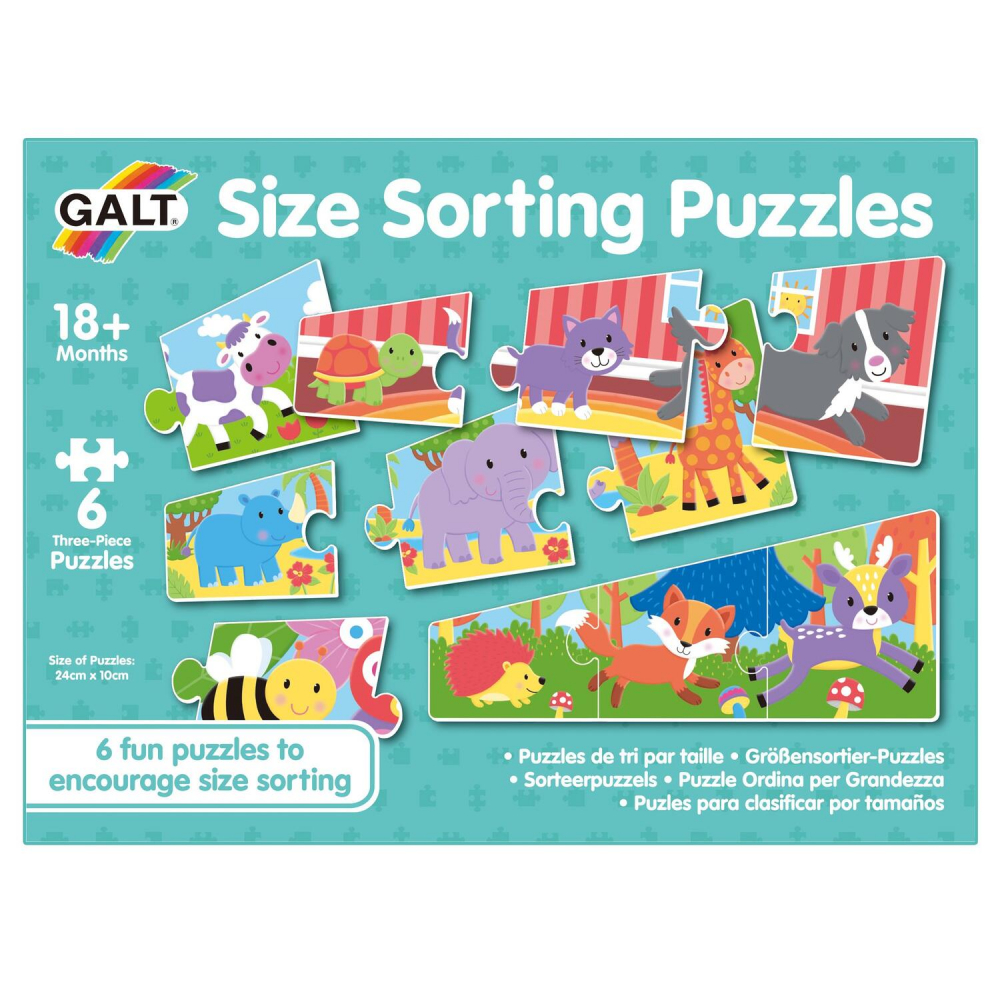 Set 6 puzzle - Animalute jucause (3 piese) [1]
