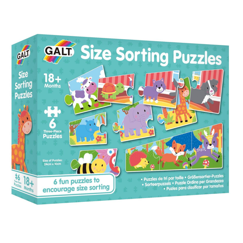Set 6 puzzle - Animalute jucause (3 piese) [3]