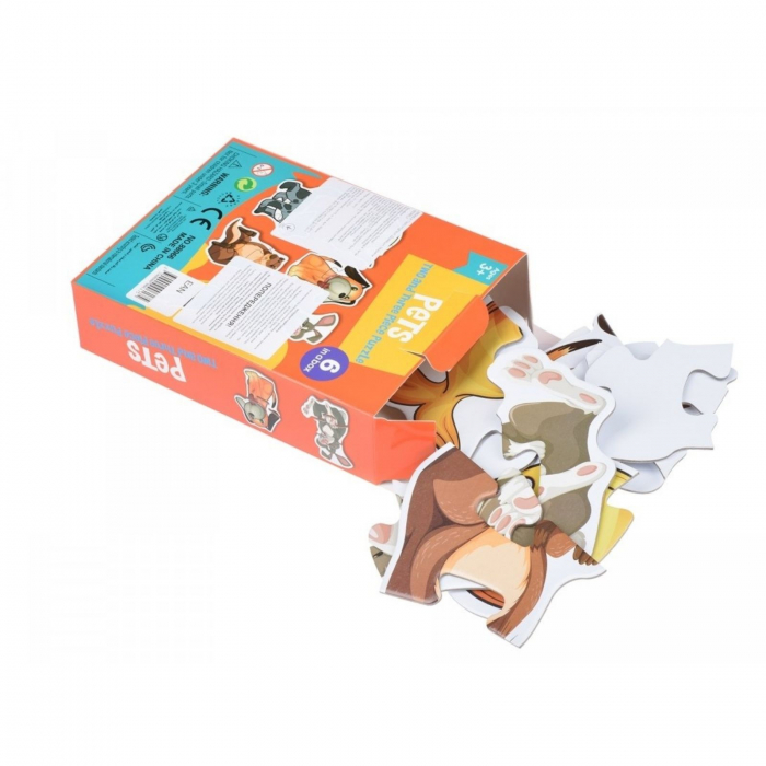 Cutie Set 6 Puzzle Bebe ⭐ Animale, Iepure, Caine si Pisica [4]