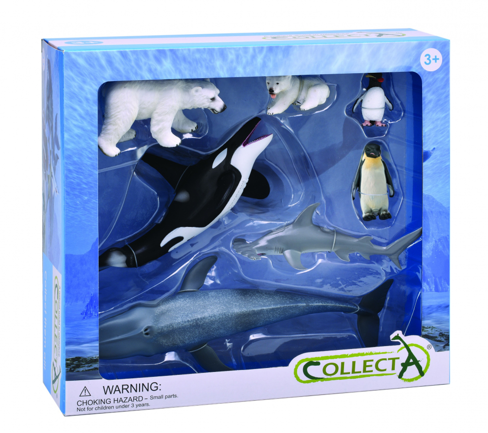 Set 7 figurine pictate manual Animale Antarctica [1]