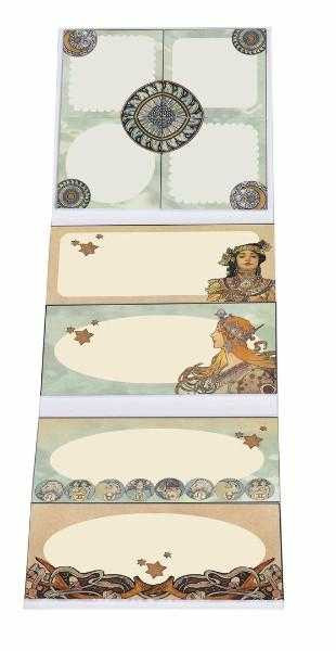Set 80 de etichete autoadezive, ilustrate, Fridolin Art Nouveau, varsta 3 - 6, 6 - 9 ani,  [2]
