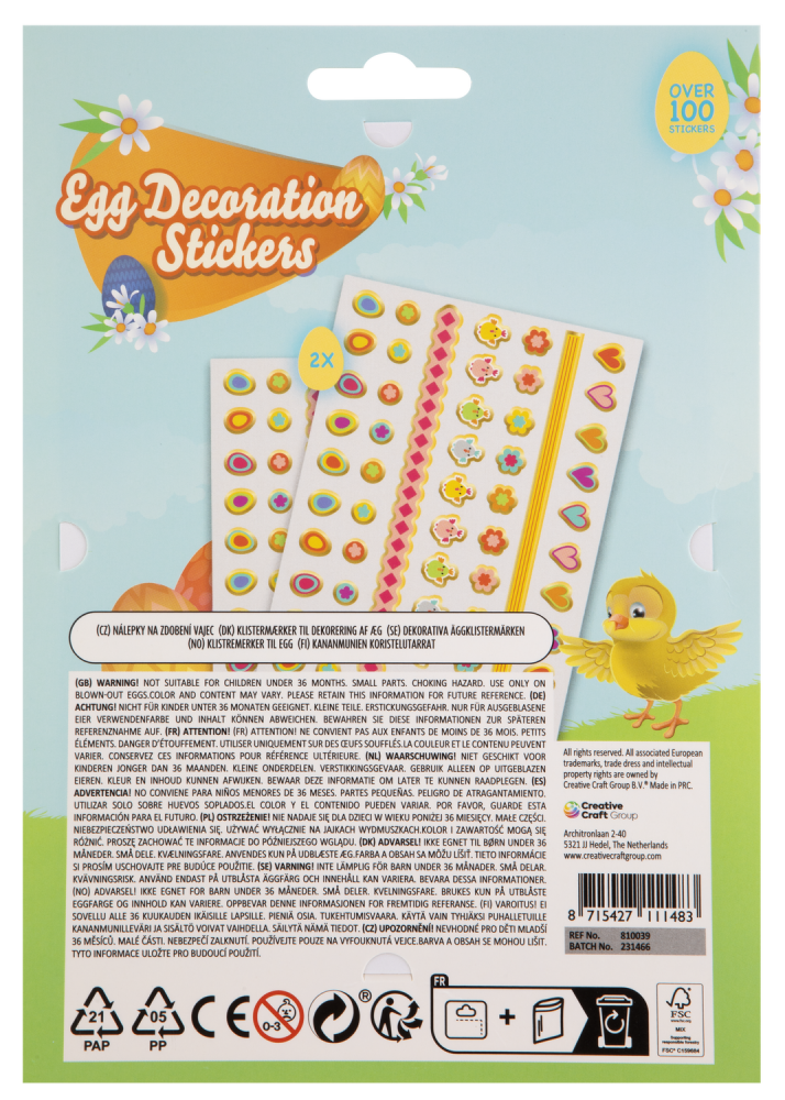 Set abtibilduri decorative oua Paste - Model 1 [2]