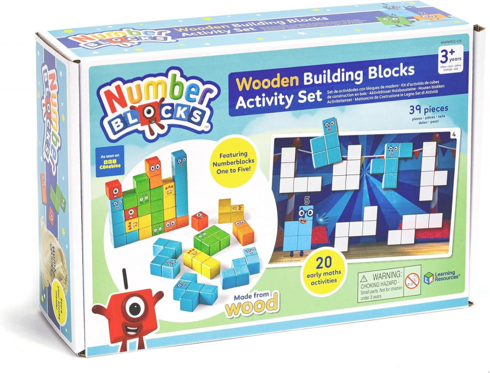 Set activitati cu cuburi din lemn - NumberblocksÂ® [6]