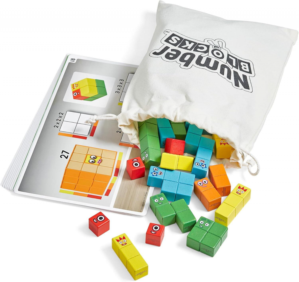 Set activitati cu cuburi din lemn - NumberblocksÂ® [5]