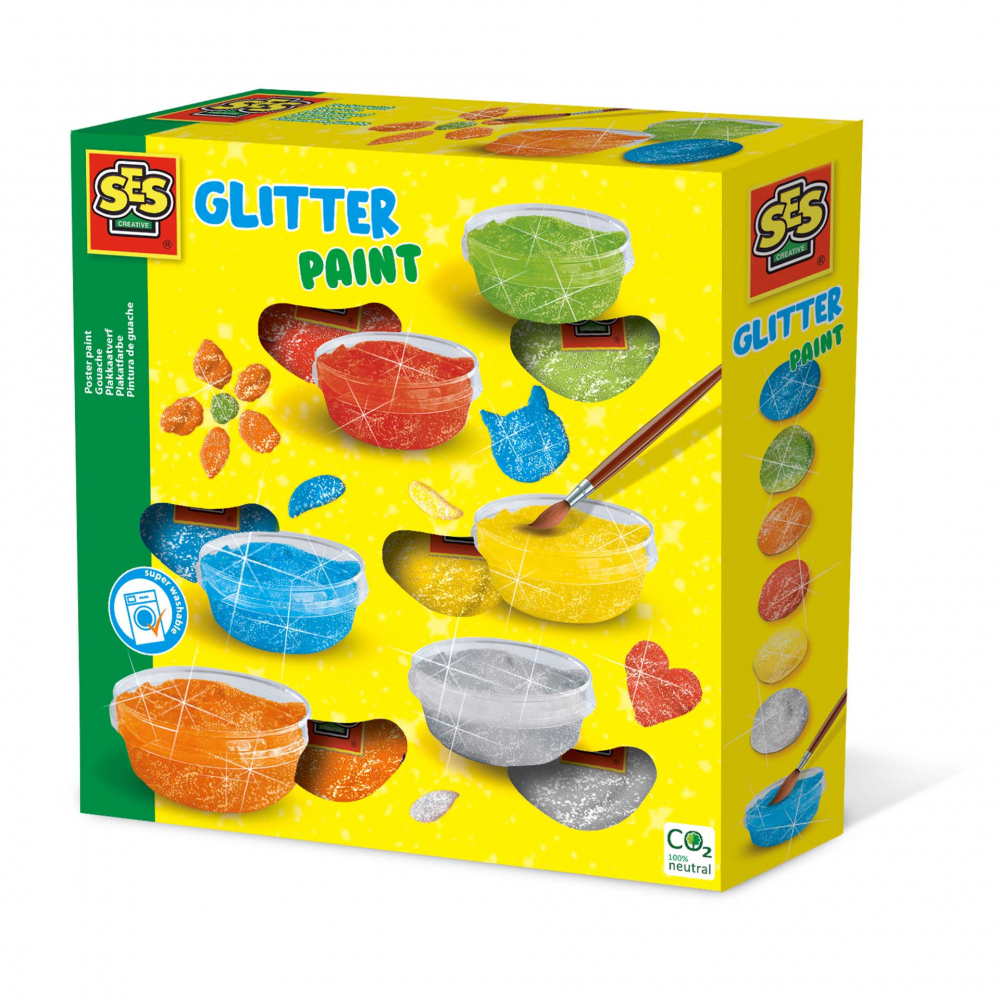 Set acuarele pasta glitter (guasa), copii varsta 3 ani+,6 ani+,8 ani+ [1]
