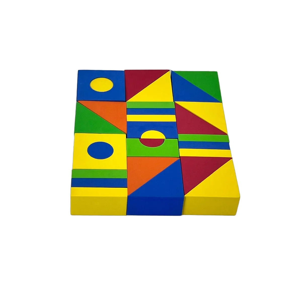 Blocuri din Spuma Colorata, Set 29 Cuburi de Construit, Moi [3]