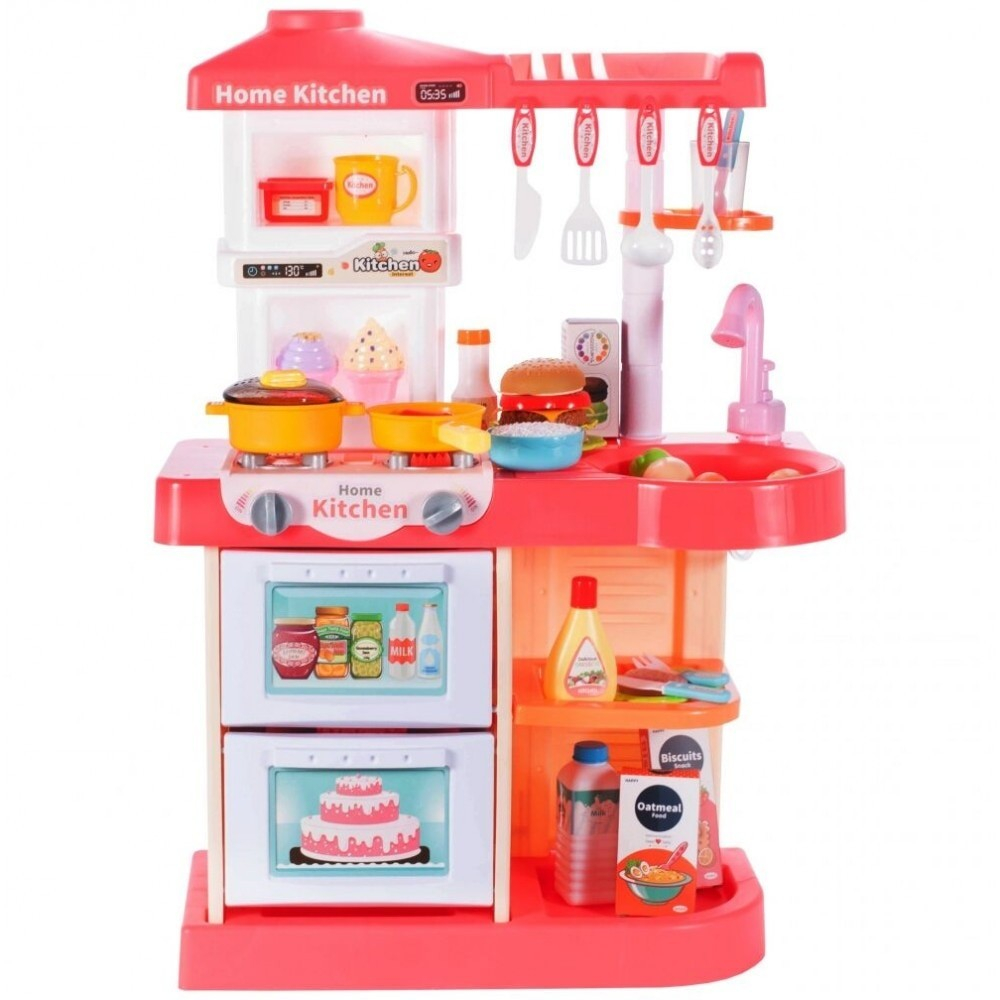 Set bucatarie malplay cu lumini sunete si accesorii, varsta de la 3 ani la 6 ani [7]