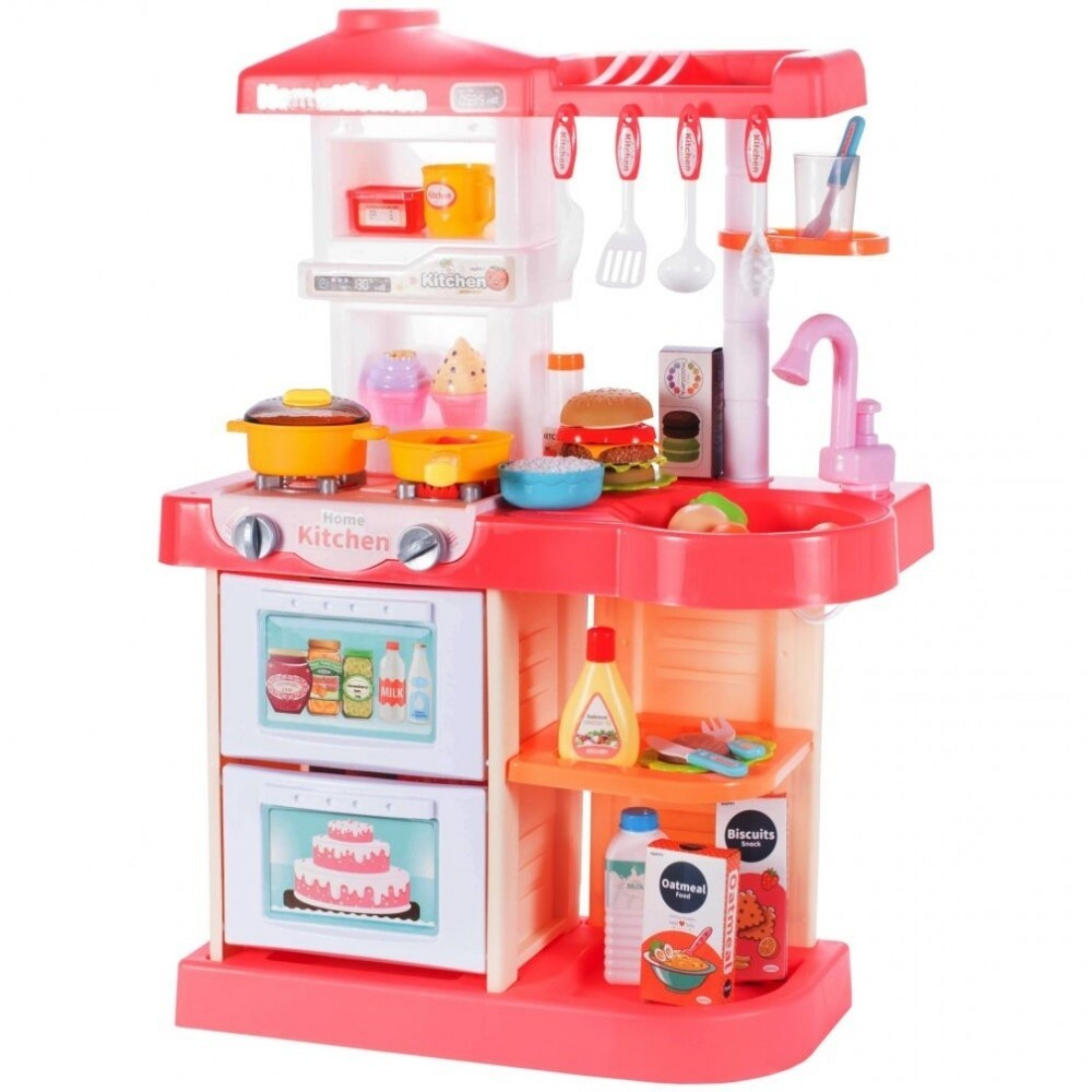 Set bucatarie malplay cu lumini sunete si accesorii, varsta de la 3 ani la 6 ani [2]