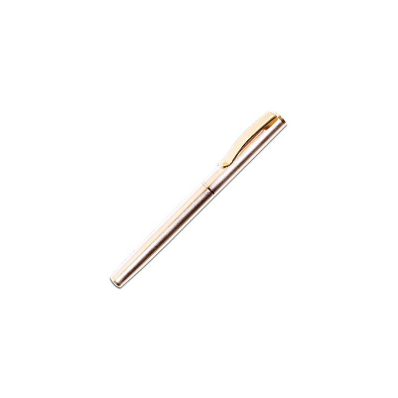 Set cadou stilou + pix Cresco Classic 830019 CL-04, corp metalic argintiu clips auriu [2]