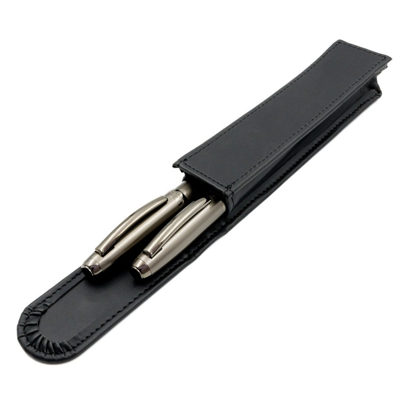 Set cadou stilou + pix + etui Cresco Symphony 850006 SY-01, corp metalic grafit [3]