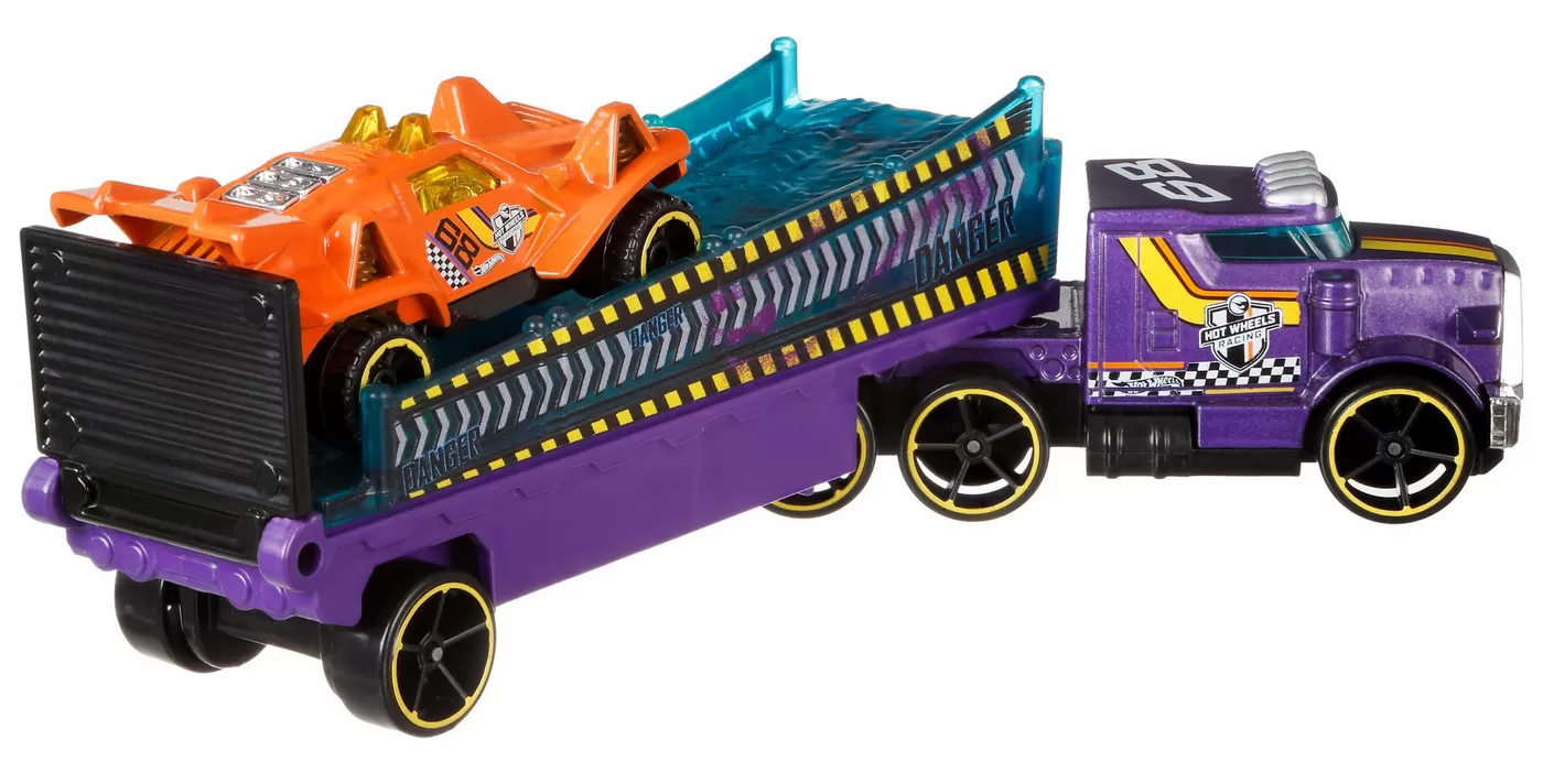Set camion si masina sport hot wheels rumble road, varsta de la 3 ani la 12 ani [6]