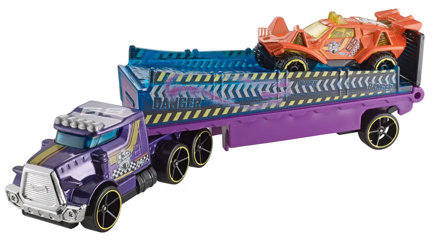 Set camion si masina sport hot wheels rumble road, varsta de la 3 ani la 12 ani [3]
