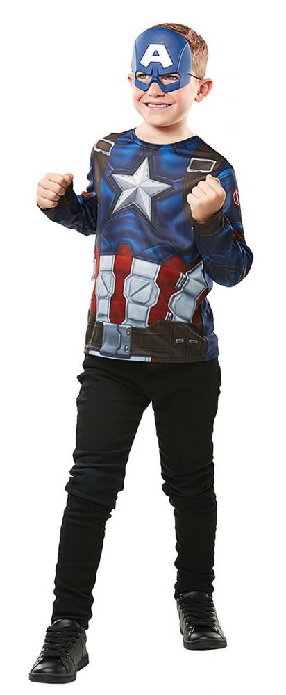 Set Captain America - Bluza si Masca, Halloween [1]
