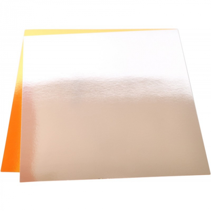 Set carton colorat, tip oglinda, culoare auriu, 10 coli format A4. [2]