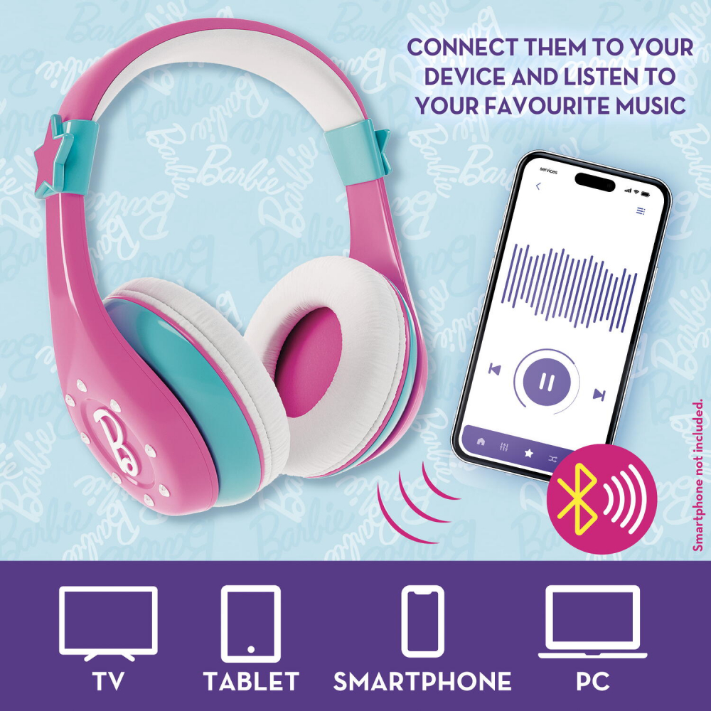 Set casti & microfon cu bluetooth - Barbie [3]