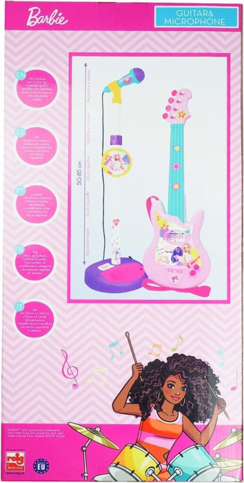 Set chitara si microfon de jucarie, Barbie [4]