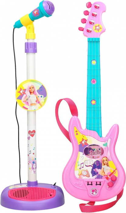 Set chitara si microfon de jucarie, Barbie [1]