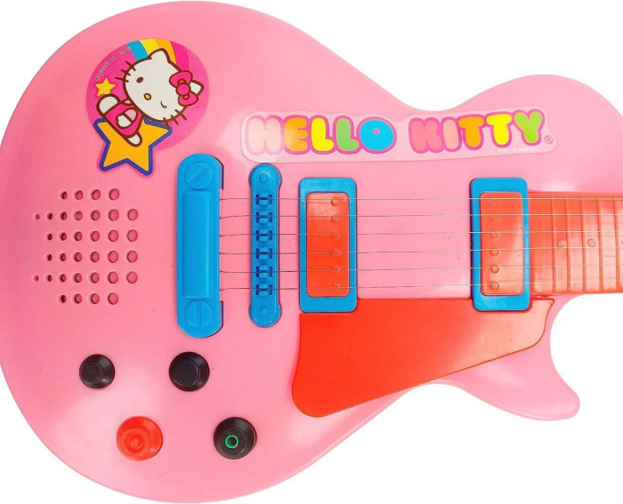 Set chitara si microfon roz, de jucarie, Hello Kitty [2]