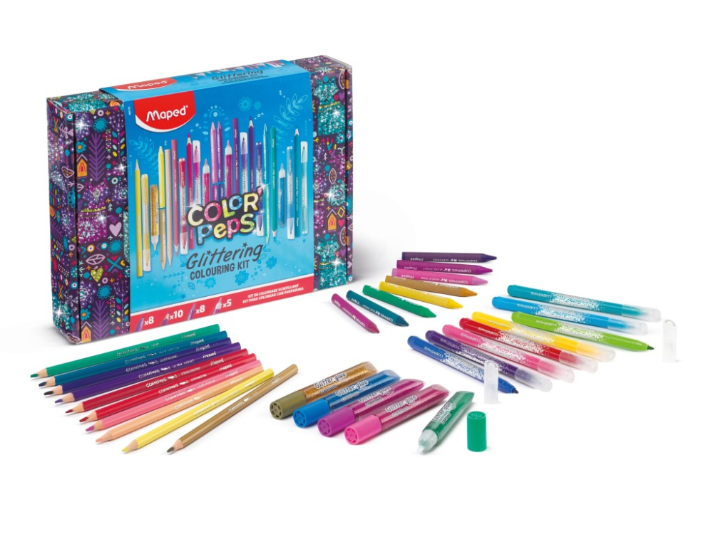 Set coloriaj Maped Glitter 31 piese [4]