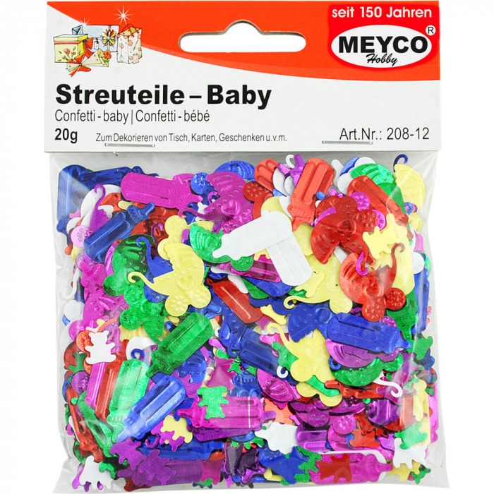 Set confetti baby, culori asortate, 20 gr. [2]