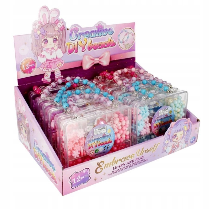 Set creatie accesorii margele bratari MegaCreative, tip gentuta, 532404, 13x12x2cm, +6 ani [2]