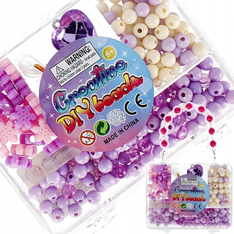 Set creatie accesorii margele bratari MegaCreative, tip gentuta, 532404, 13x12x2cm, +6 ani [4]